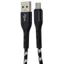 ZGear 10ft USB-A to USB-C Braided Sync & Charge Cable - Black/Silver