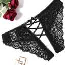 Avidlove Panties for Women Sexy Cheeky Underwear Criss Cross Lace Hipster Panty, Size Not Found 