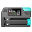 Universal Battery Tester, Dlypow Small Digital Battery Checker with LCD Display for Household Batteries AA AAA C D 9V 18650 CR123A LR44 CR2032 CR2 CRV3 1.5V/3V Button Cell Batteries, Cable Included