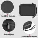 Comecase USB Flash Drive Case, Thumb Drive, Memory Card SD SDXC SDHC Card Holder Organizer, Electronic Accessories Storage Bag for SanDisk/SamData/Samsung/TOPESEL/PNY