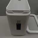 simplehuman Slim Open Trash Can, 25L, 6.6 Gallon, Commercial Office for Conference Rooms, Hotel Rooms, Reception, Heavy Duty Stainless Steel, ADA-Compliant, White