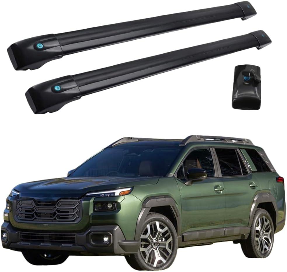 Lockable Roof Rack Cross Bars Compatible with Subaru Outback 2026 Luggage Cargo Carrier Anti-Theft Metal Roof Rack Cross Rails