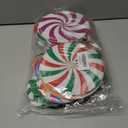 28 Pcs Candy Christmas Ornaments, Christmas Tree Sign Ornaments, Peppermint Candy Yard Signs Decorations, for Xmas Tree, Door, Lawn, Birthday Party, Garden Decoration