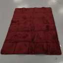 Shag Area Rug, 4 X 6 Plush Fuzzy Rugs for Living Room, Ultra Soft Fluffy Furry Rug for Bedroom, Indoor Carpet Nursery Rugs for Kids Room Home Decor, Burgundy