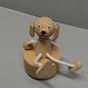 Wooden Dog Music Box Gift for Daughter Girls Son, Fun Puppy Figurine with Flexible Legs, Personalized Christmas New Year Birthday Gift for Dog Lovers, Wind Up Musical Box Play You Are My Sunshine