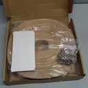 302 Pcs 262. 45 ft Chain Link Fence Slats Button Puncher Fence Privacy Tape Fasteners Covering Privacy for Home Warehouse School Businesses Stadiums(Khaki)