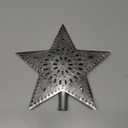 BCD Large Star Tree Topper 9.5" - Perfect for Country Christmas Tree