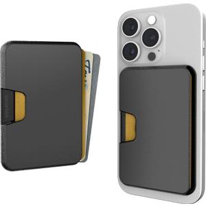 Smartish MagSafe Wallet, Side Hustle Hard Shell, Card Holder, Black
Magnetic Credit Card Holder, Holds 3 Cards + Cash, Slim Hard Shell Cell Phone Wallet Accessory, for Apple iPhone