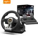 PXN Racing Wheel - Gaming Steering Wheel for PC, V3II 180 Degree Driving Wheel Volante PC Universal Usb Car Racing with Pedal for PS4, PC, PS3,Xbox Series X|S, Xbox One (black)