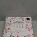 RUVANTI 100% Cotton Full Size Bed Sheets, 4 Pieces, Soft & Breathable Percale Weave Bedding, Deep Pocket 16", Hotel Standard, Crisp Cool Feel, Durable, Perfect Sheet Set Floral, Bloomex