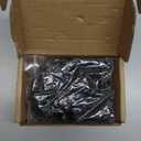 MewuDecor #10 x 1-1/4" Wood Screws Truss Head Fast Self Tapping Screws, Black Finish, Alloy Steel, 100 PCS