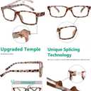 (Must Buy Both Eye) Tortoise-Left Eye +0.00 Reading Glasses with Different Strength for Each Eye