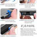 Clear Case for Nintendo Switch 2 (2025), FANPL Protective Cover for Switch 2 and Joy Con Controller - Strong and Durable, Not Easy to Fall Off