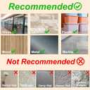 Double Sided Heavy Duty Extra Strong Adhesive Removable Tape - 1.2 & 2 Inch x 20 feet - Nano Tape for Poster Carpet Picture Hanging Strip Rug Wall Outdoor - Multipurpose Clear Mounting Tape