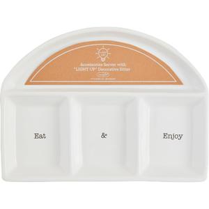 Mud Pie Triple Dip For Led Sitter; 7 1/2" x 11 1/2"