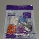 VCE UL-Listed CAT6 Keystone Coupler 25-Pack, Ethernet Coupler Female to Female, RJ45 Coupler for CAT6/CAT5e/CAT5, Keystone Jack, Multicolored