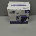 Mini Projector with WiFi and Bluetooth, Native 1080P 4K Support Portable Projectors for iPhone, Electric Focus and 180° Rotating, 170” Proyector for Home Theater, for Phone/HDMI/USB/TV Stick