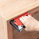 PHITRIC Upholstery Staple Gun Heavy Duty, 4 in 1 Stapler Gun with 1200 Staples, Power Finish Staplers, Manual Brad Nailer Power Adjustment Furniture Stapler Gun for Wood, Carpentry, Decoration DIY