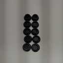 MECCANIXITY Silicone Rubber Hole Plug 32.3mm Diameter Soft Flexible Stopper for 31-32mm Hole Black 10 Pieces