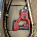 Handheld Concrete Vibrating Tool Compatible with Milwaukee 18V Battery, 600W Cordless Concrete vibrator with 3.8FT Shaft Rod 5,500VPM Portable Pencil Vibrarator Remove Air Bubble(No Battery)