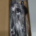 NETANY 17 Pieces Black Silverware Set, Black Flatware Set, Food-Grade Stainless Steel Cutlery Tableware Eating Utensils, Mirror Finished, Dishwasher Safe