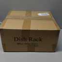 SNTD Dish Drying Rack, Expandable Dish Rack for Kitchen Counter, Metal Dish Drainer with Utensil & Cup Holder 13.8"-22.6" L x 12.1" W (Black)