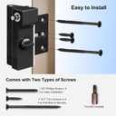 Door Reinforcement Lock with Key, Ultra Heavy Duty Version, Home Security Lock to Prevent Kick-ins or Unauthorized Exit, Child Elderly Safety, Inside for Front Door (1 Pack)