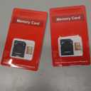 2 Pack Memory Card 64GB with Adapter, High Speed TF Card, UHS-I C10 A1 Memory TF Card for Tablet/Mobile Phone/Camera/Car Audio/Game Console (TF162 Red Gold 64GB)