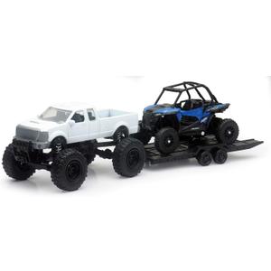 New-Ray Toys Die Cast Pick Up Truck with Polaris RZR XP1000 EPS