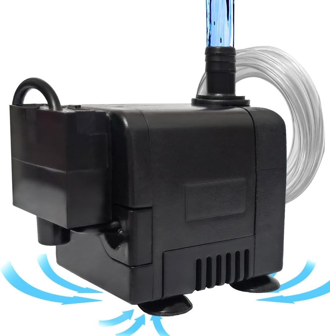 Small Pump With Level Sensor 110V Mini Condensate Pump Automatic Submersible Water Pump For Dehumidifier,Air Conditioner,HVAC,Ice Maker, Furnace,Air Cooler,PM03