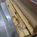 COMASACH Bamboo Wood Queen Bed Frame with Storage Headboard,14 Inch High Solid Queen Size Bed Frame, Metal Slats Support, Heavy Duty, No Box Spring Needed