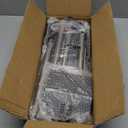 Heeyoo Dog Pooper Scooper, Dog Poop Tray and Rake Set, Pet Waste Removal Scoop with Long Adjustable Sectional Stainless Handles (Silver/Black)