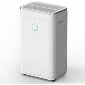 50 Pint 4500 Sq.Ft Home Dehumidifiers, 1.7 Gallon Tank Dehumidifier for Basement with Drain Hose, Auto/Quiet Sleep/Dry Mode