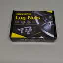 MIKKUPPA M12x1.5 Lug Nuts - Replacement for Ford Fusion Focus Escape, Honda Accord Civic CRV, Chevy Cruze Malibu, Dodge Journey, Jeep Compass Patriot Aftermarket Wheel, 20pcs Chrome Closed End Nuts (Silver)