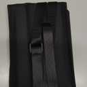 Airplane Foot Hammock, No Collapse Foot Rest for Plane Travel with Extended Adjustment Strap, Portable Desk Foot Hammock with Thickened Foam, Foot Sling Travel Essentials to Relax Your Feet (1 Pc Black)