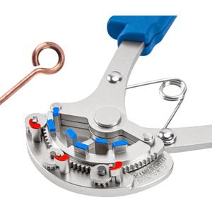 Looper Pliers in One Step for Jewelry Making, 1.5mm-2.25mm-3mm Looping Size, Beading Looper Tool, Wire Looping Pliers for 24-18 Gauge Craft Wire, Patented