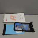 [Up to 10"] Large Waterproof Phone Pouch Bag - 2 Pack IPX8 Waterproof Phone Case for iPhone 17 16 15 Pro Max Galaxy S25 S24 Ultra, Touchscreen & Underwater Photography, Beach Cruise Travel Essentials