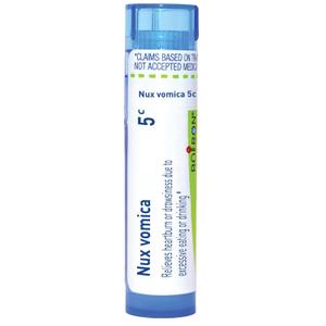 Boiron Nux Vomica 5C for Heartburn or Drowsiness Due to Excessive Eating or Drinking - 80 Pellets