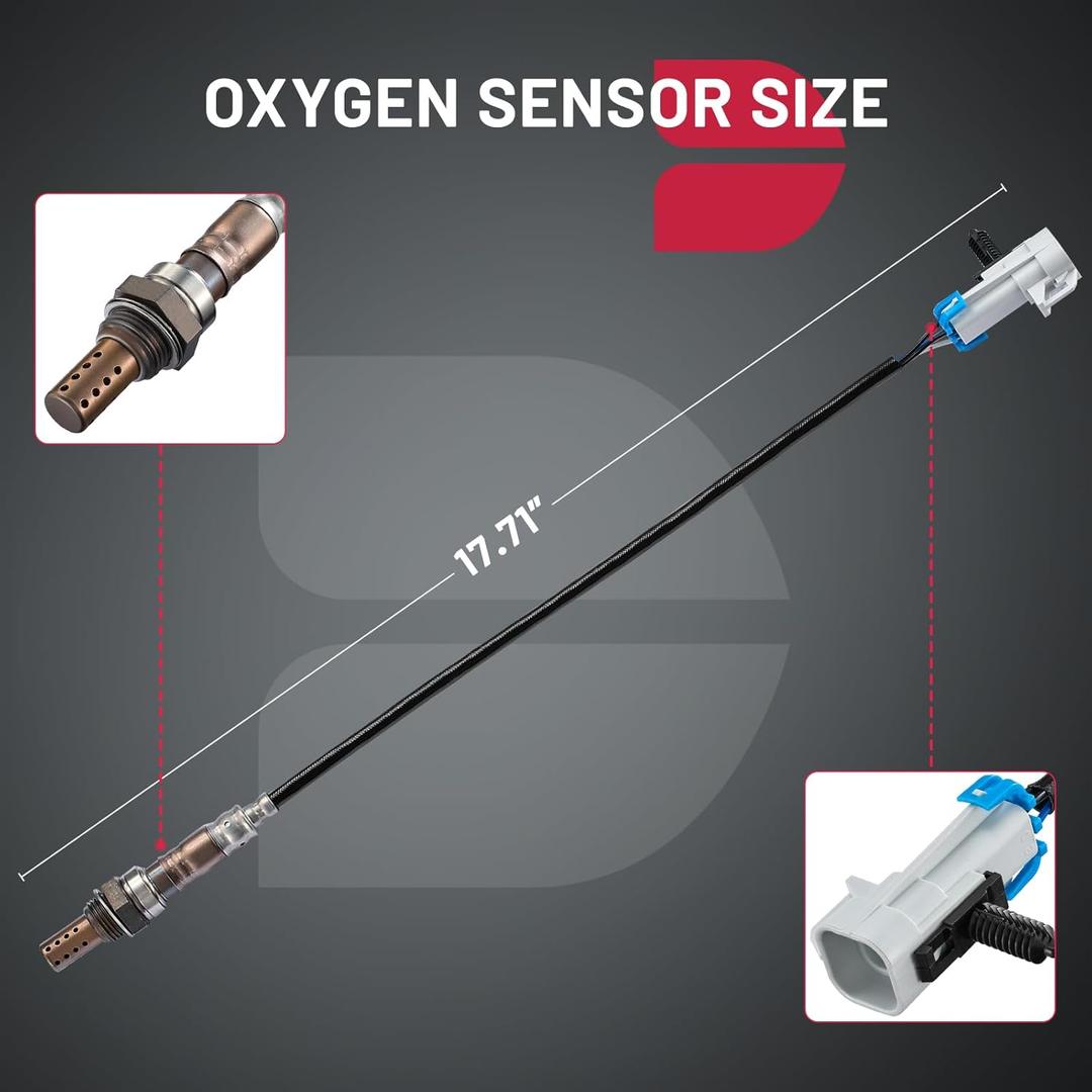 BDFHYK Oxygen Sensor Upstream O2, Compatible With Chevrolet Silverado Tahoe 2003-2005 5.3L, Compatible With GMC Yukon 2003-2005 Sierra 5.3L, 234-4668, 15284, 250-24470, 12569429 Replacement Parts