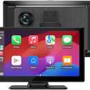 9" Wireless Carplay Screen for Car, Car Stereo with 4K Dash Cam & 1080P Backup Camera, Portable Apple Carplay & Android Auto Touchscreen, GPS Navigation/Mirror Link/Voice Control/Bluetooth