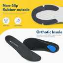 ORTOREX Men Orthopedic Diabetic Walking Shoes Edema Shoes for Swollen Feet (12, Grey)