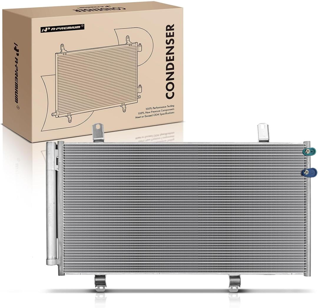 A-Premium Air Conditioning A/C Condenser Compatible with Toyota Camry 2007-2011, Avalon 2005-2012, Venza 2009-2016 & Lexus ES350 2007-2012, Replace# 8846006210