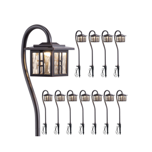 Low Voltage Landscape Lighting, 3.4W 155LM Oil-Rubbed Bronze Outdoor Landscape Path Lights