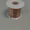 Therwen 100ft 14 Gauge Copper Wire for Gardening, Electroculture, Bonsai, Jewelry Making Beading DIY Craft Pure Bare Copper Wire Spool
