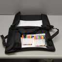 COOLBEBE Kids Travel Tray for Toddler Car Seat, Travel Tray for Airplane, Toddler Car Seat Lap Tray, Carseat Table Tray for Kids Travel Activities (Black -2PCS)