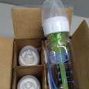 Dr. Brown's Anti-Colic Options+ Narrow Glass Baby Bottle with Level 1 Slow Flow Nipple, BPA-Free, 4 oz/120mL, 4-Pack