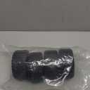 Hosim 55 * 115 mm RC Tires, All Terrain Soft Tire Mounted on 12mm Hex Wheels (Set of 4) for 1/10 RC Cars (Black Wheel hub)