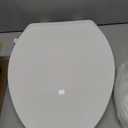 Elongated Bidet Toilet Seat Non-Electric, Slow-Close Lid, Adjustable Water Pressure, Self-Cleaning Dual Nozzles for Frontal & Rear Wash Hygienic Fresh Water Bidet Seat with Brass Inlet (Elongated)