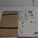 DMI Foldable Box Spring, Bunkie Board, Bed Support Slats for Support to Streamline and Minimize the Bed, No Assembly Needed, Twin Size, 60 x 30,Brown