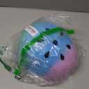 Kids Bike Helmet, Adjustable and Multi-Sport, from Toddler to Youth, 3 Sizes (Medium: 21.3" - 22.4", Pink Blue Green)